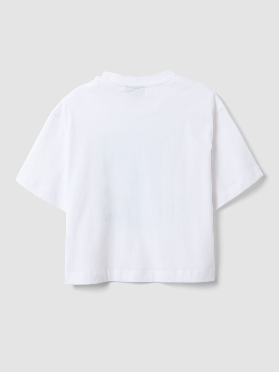 T-shirt in puro cotone bianca da ragazza relaxed fit Boston Celtics_4