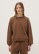 Light grey melange crew neck sweatshirt_0