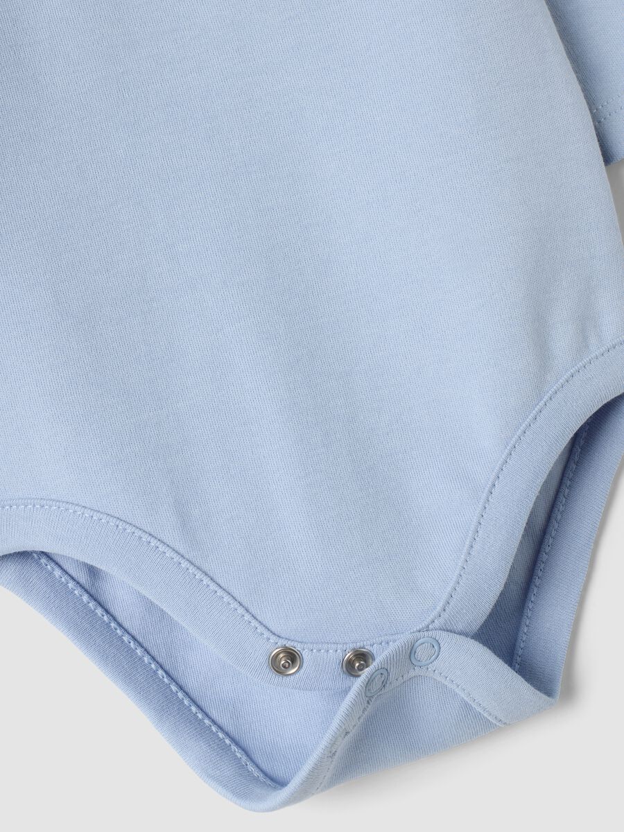 Multicolour three-pack organic cotton crew-neck bodysuits_2