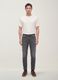 Grey slim-fit stretch cotton jeans_0