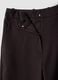 Brown flared formal trousers in stretch viscose_5
