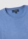Azure crew neck pullover in regular fit cotton blend_5
