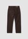 Brown pure cotton straight-fit jeans_5