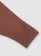 Brown organic cotton Brazilian briefs with regular waist_1