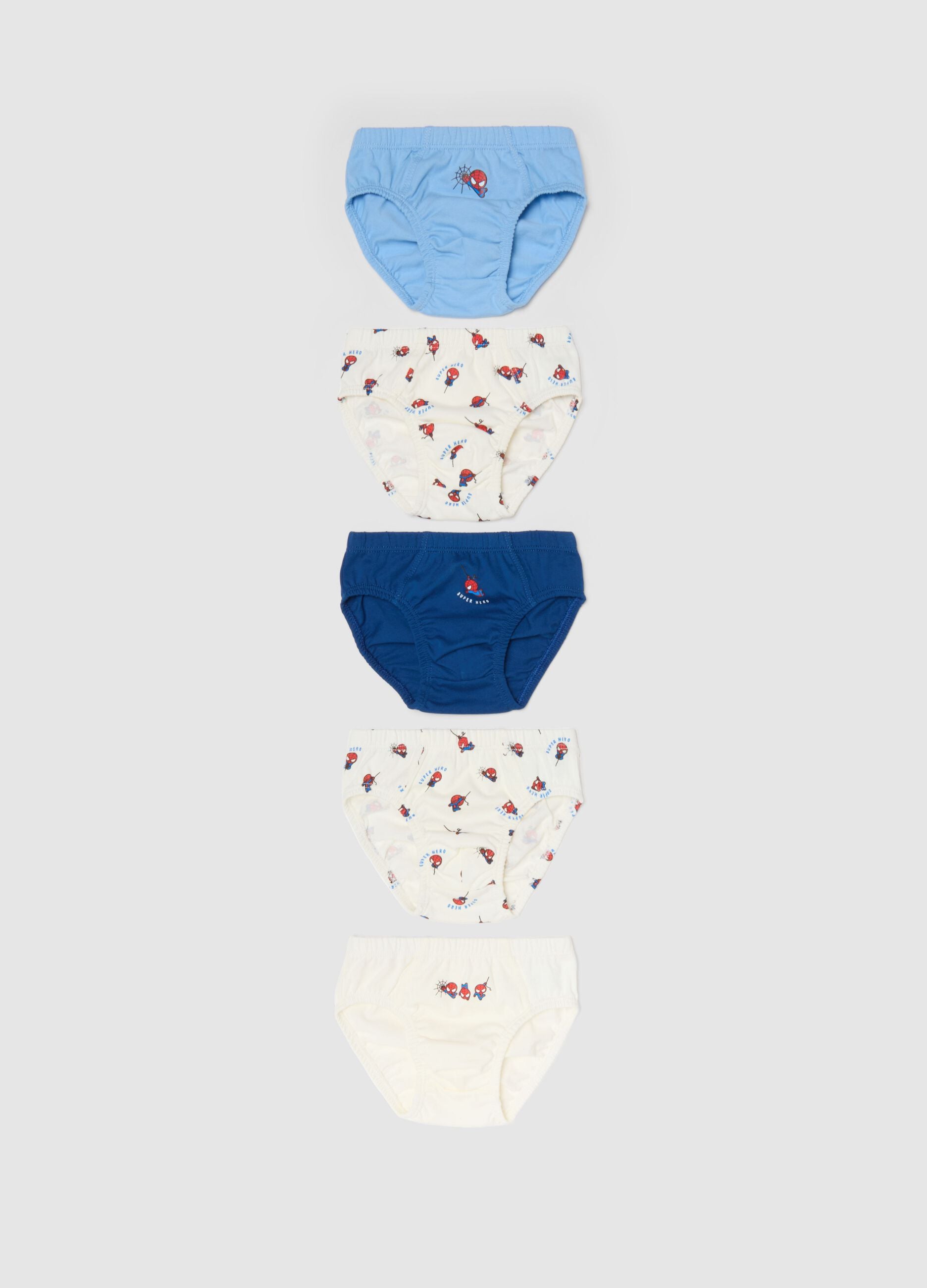 Multipack of pure cotton multicolour regular fit briefs for babies