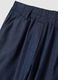 Blue stretch cotton trousers_5