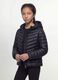 Girls&rsquo; Black Ultralight Padded Jacket with Hood and Zip_0