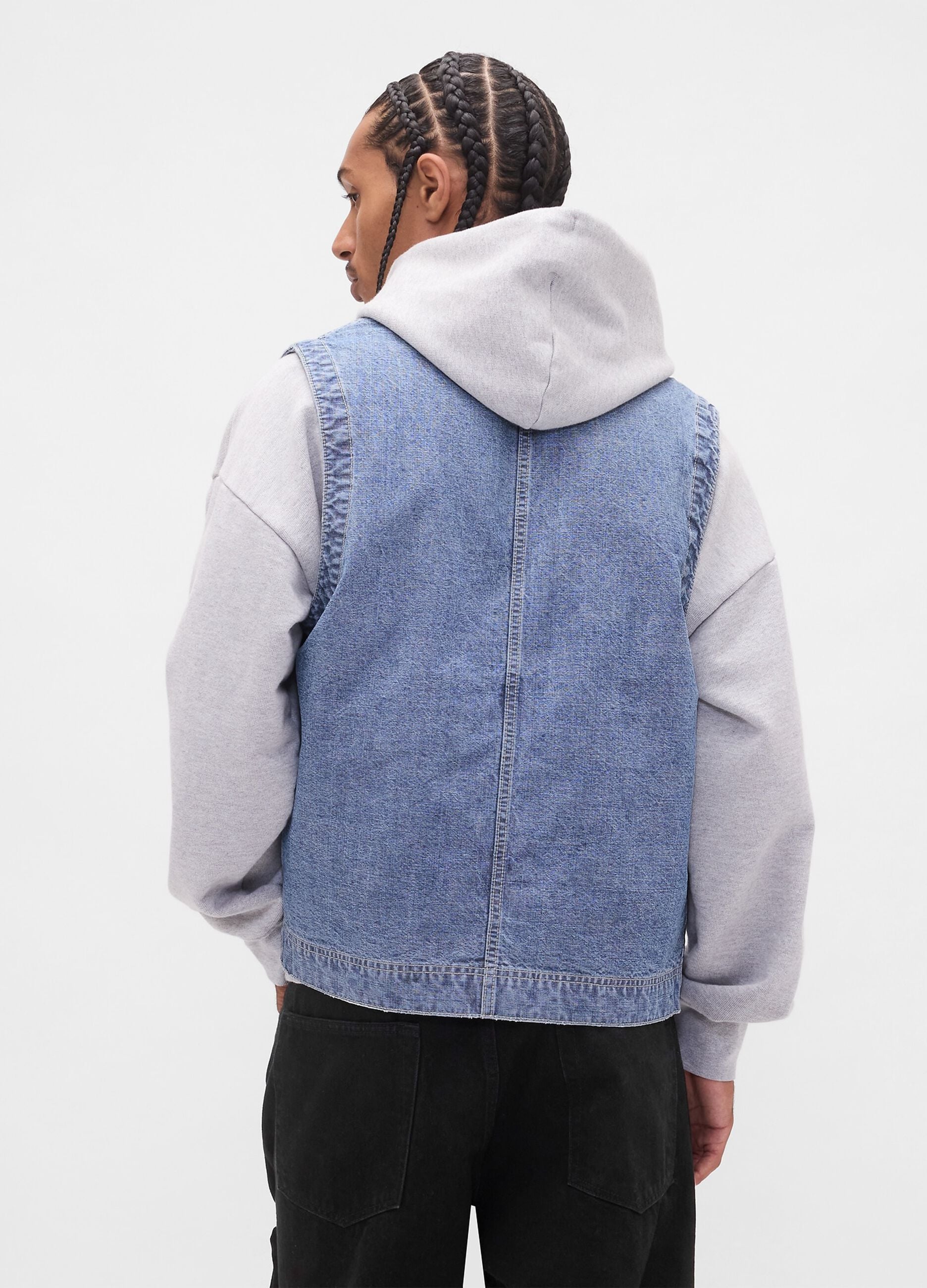 Cotton Denim Vest