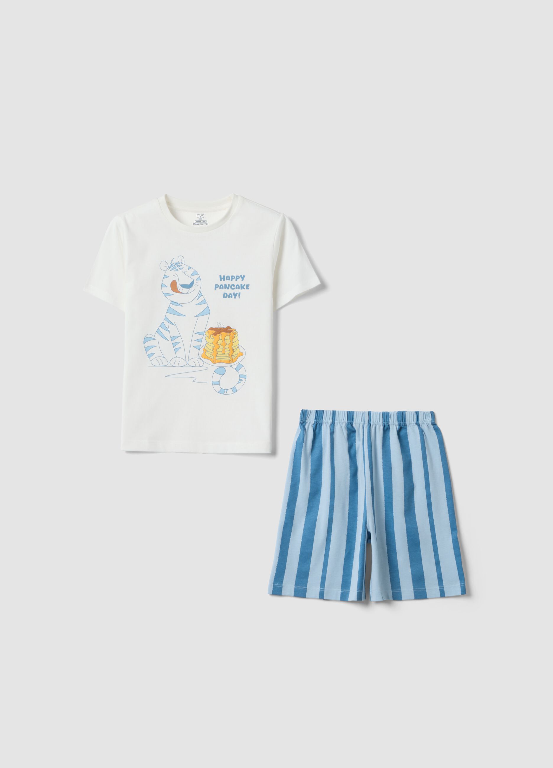 Multicolour pure cotton regular fit children's pyjamas