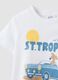 White pure cotton boys&rsquo; regular-fit T-shirt with print_3