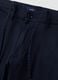Blue slim-fit chino trousers in lyocell and stretch cotton_1