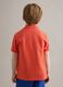 Orange pure cotton boys&rsquo; polo shirt, regular fit with patches_2