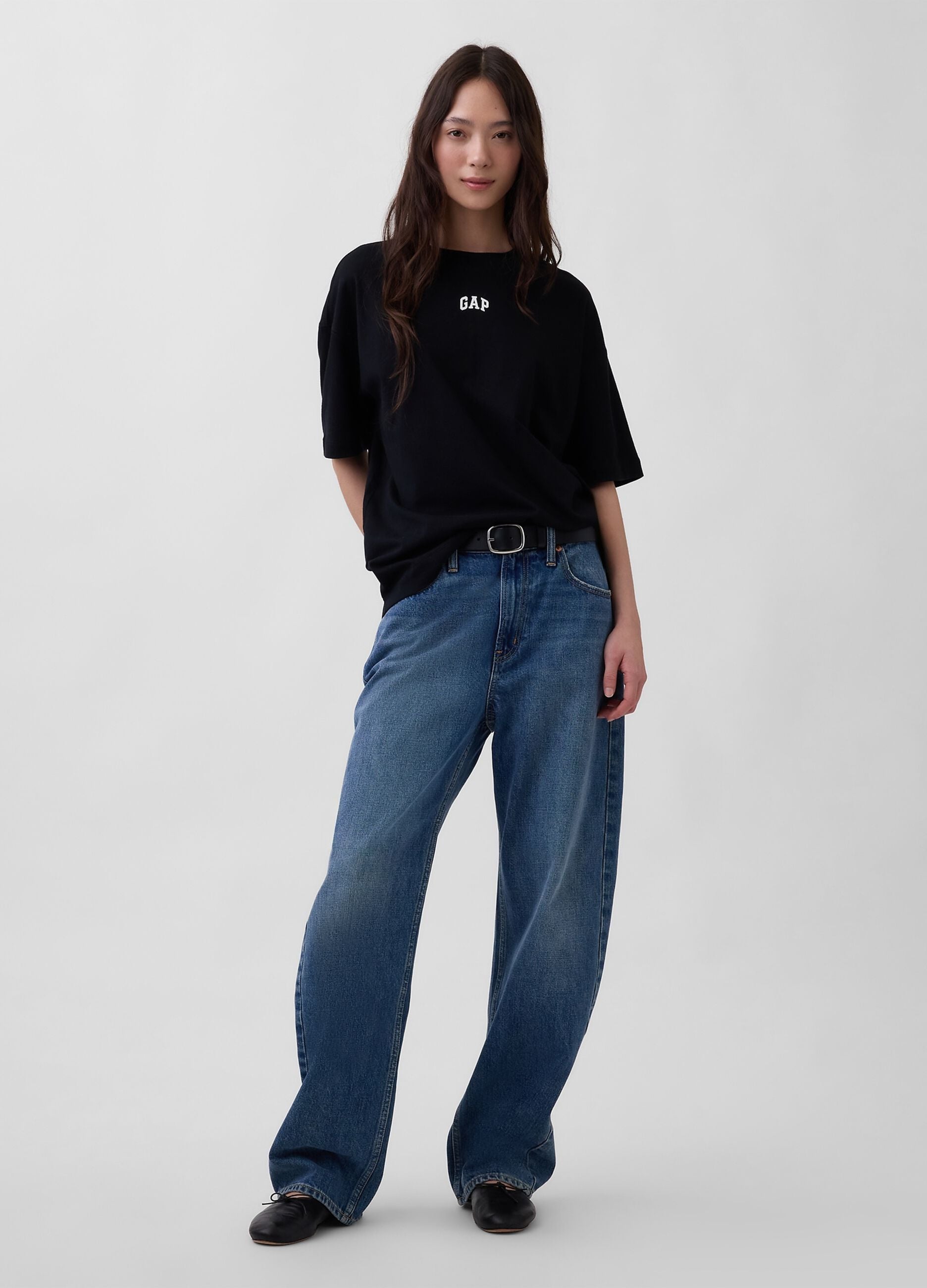 Short-sleeved pure cotton T-shirt