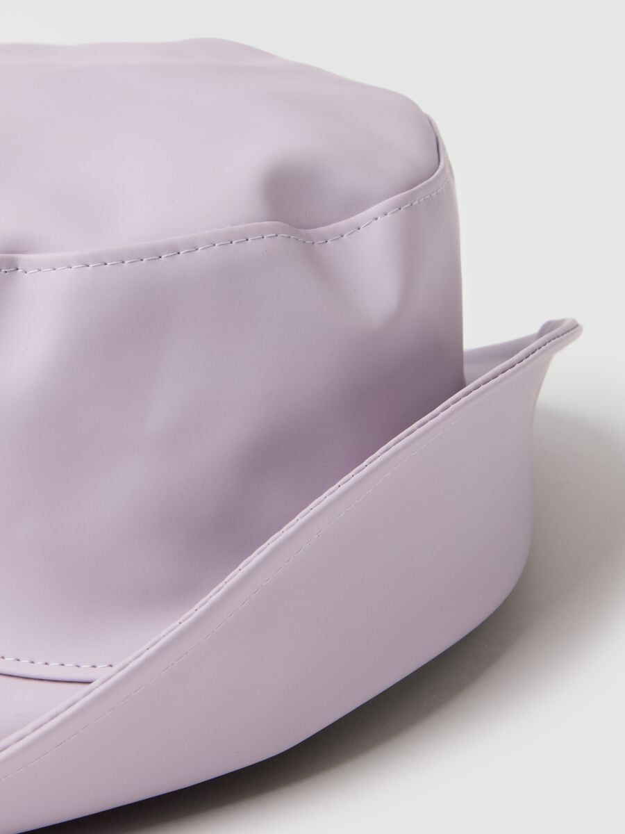 Cappello a secchiello viola_2