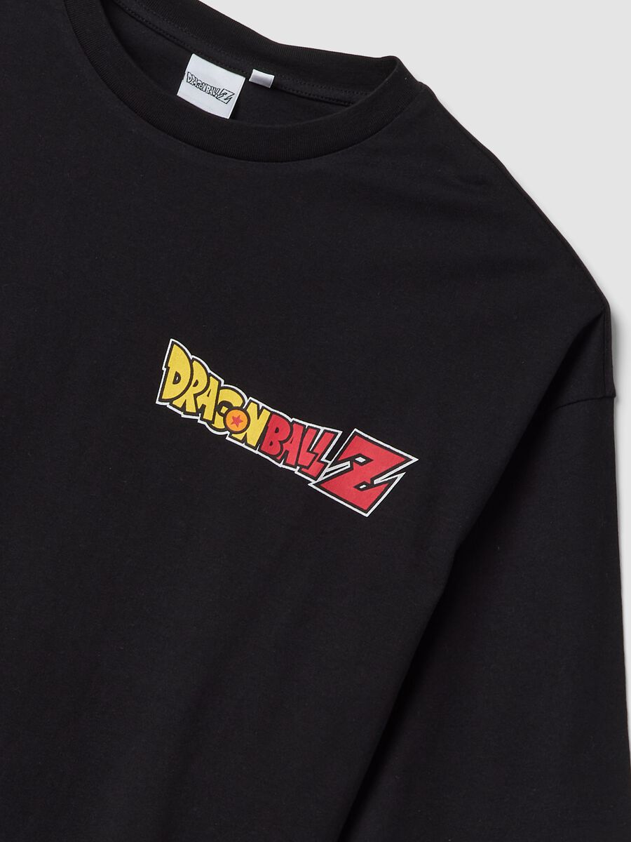 Black pure cotton T-shirt with Dragon Ball Z print_6