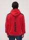 Red Ducati printed cotton-blend hoodie_2