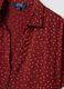 Red polka-dot pure viscose short-sleeved oversized shirt_6