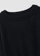 Black fitted viscose-blend top with boat neckline_1