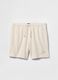 Beige cotton blend shorts from Gap_4