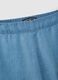 Light blue denim shorts in pure lyocell with elasticated waist, regular fit_5