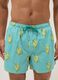 Blue striped swim shorts with lemon print_2