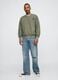 Green Gap fabric blend sweatshirt_1