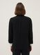 Black buttonless blazer, regular fit_3