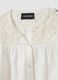 White regular-fit viscose-blend shirt with lace inserts_5