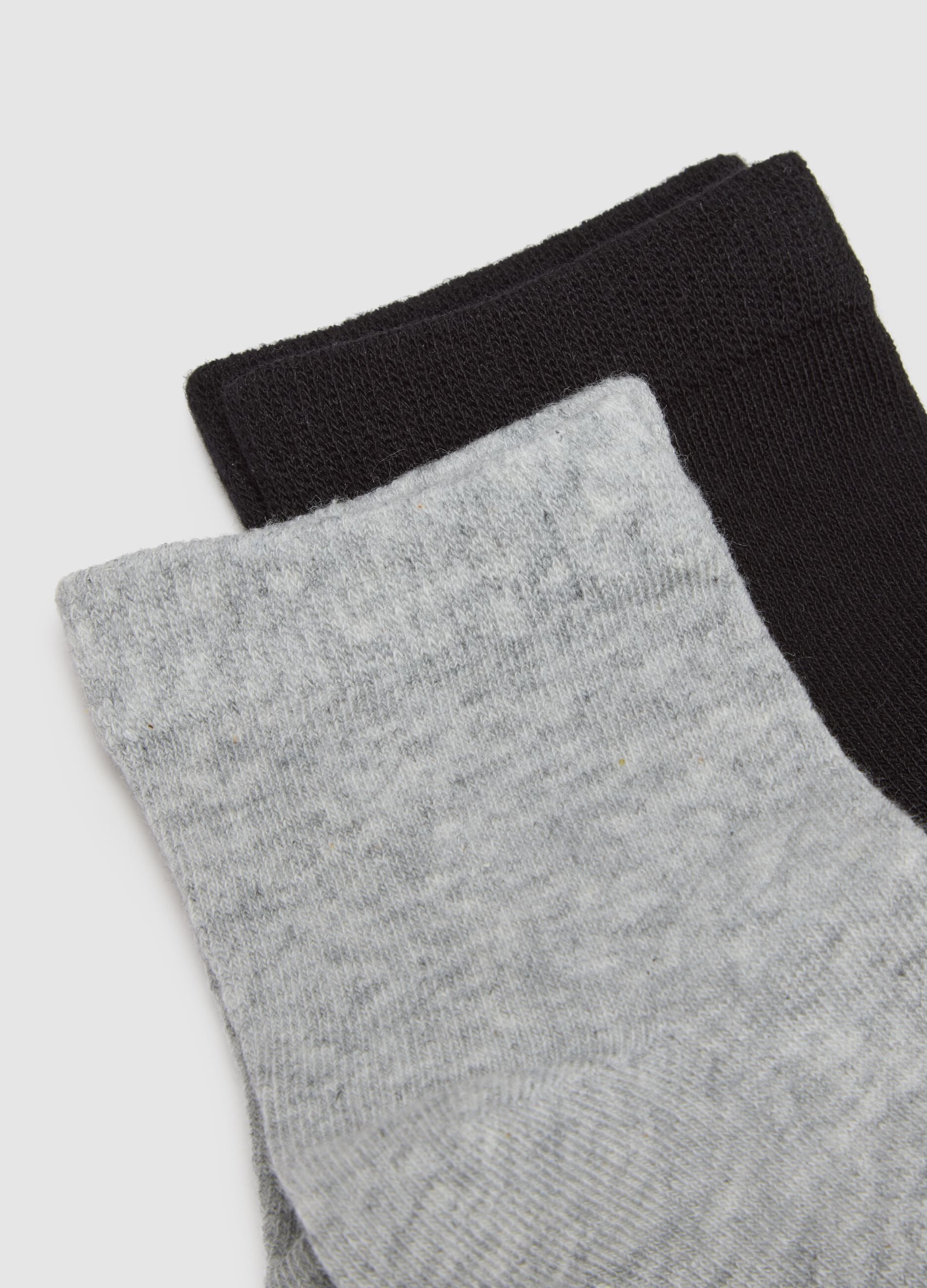 Multipack of children's multicolour cotton blend socks