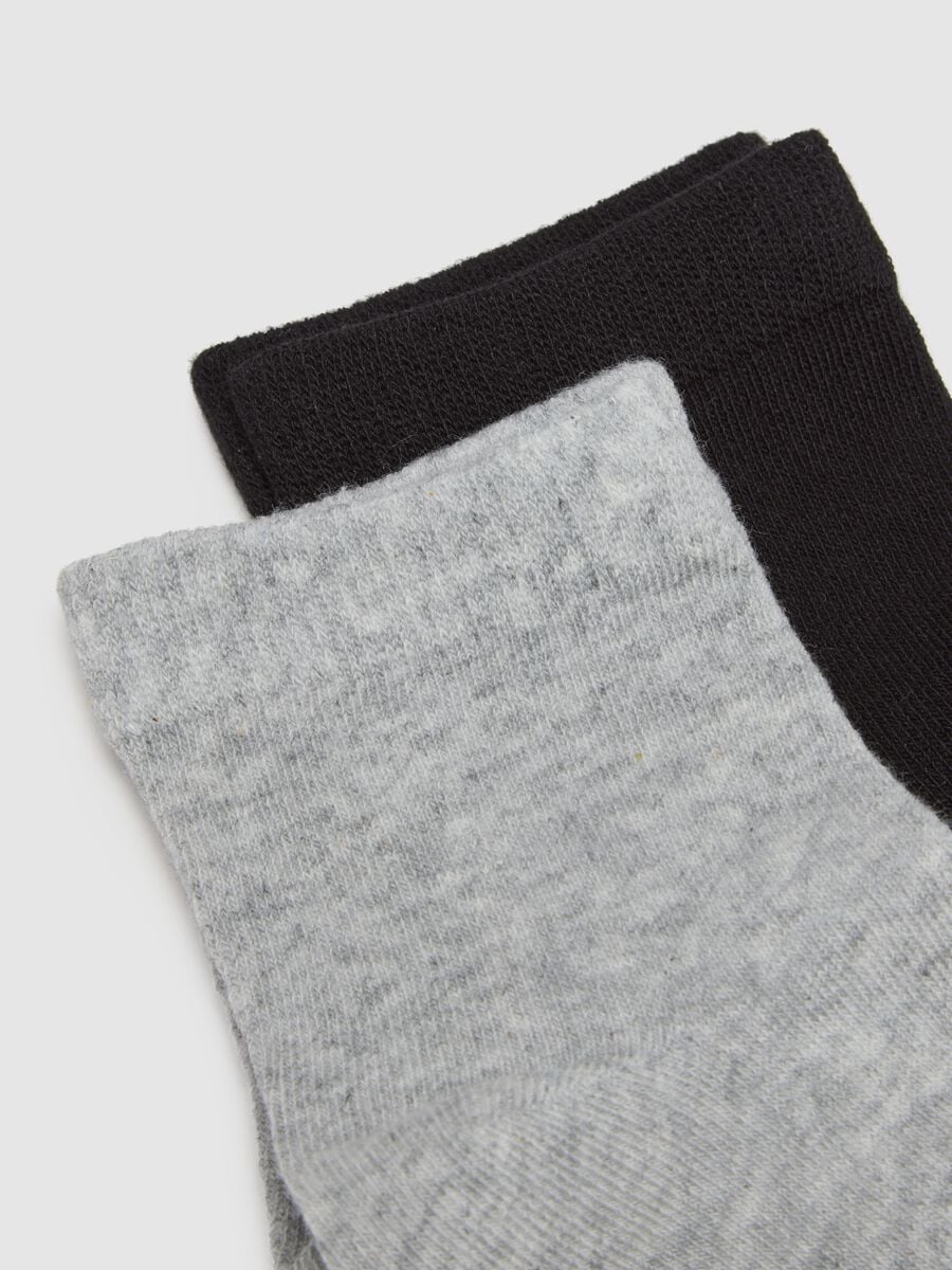 Multipack of children's multicolour cotton blend socks_1
