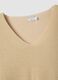 Beige modal blend regular fit jumper with shimmering design_5