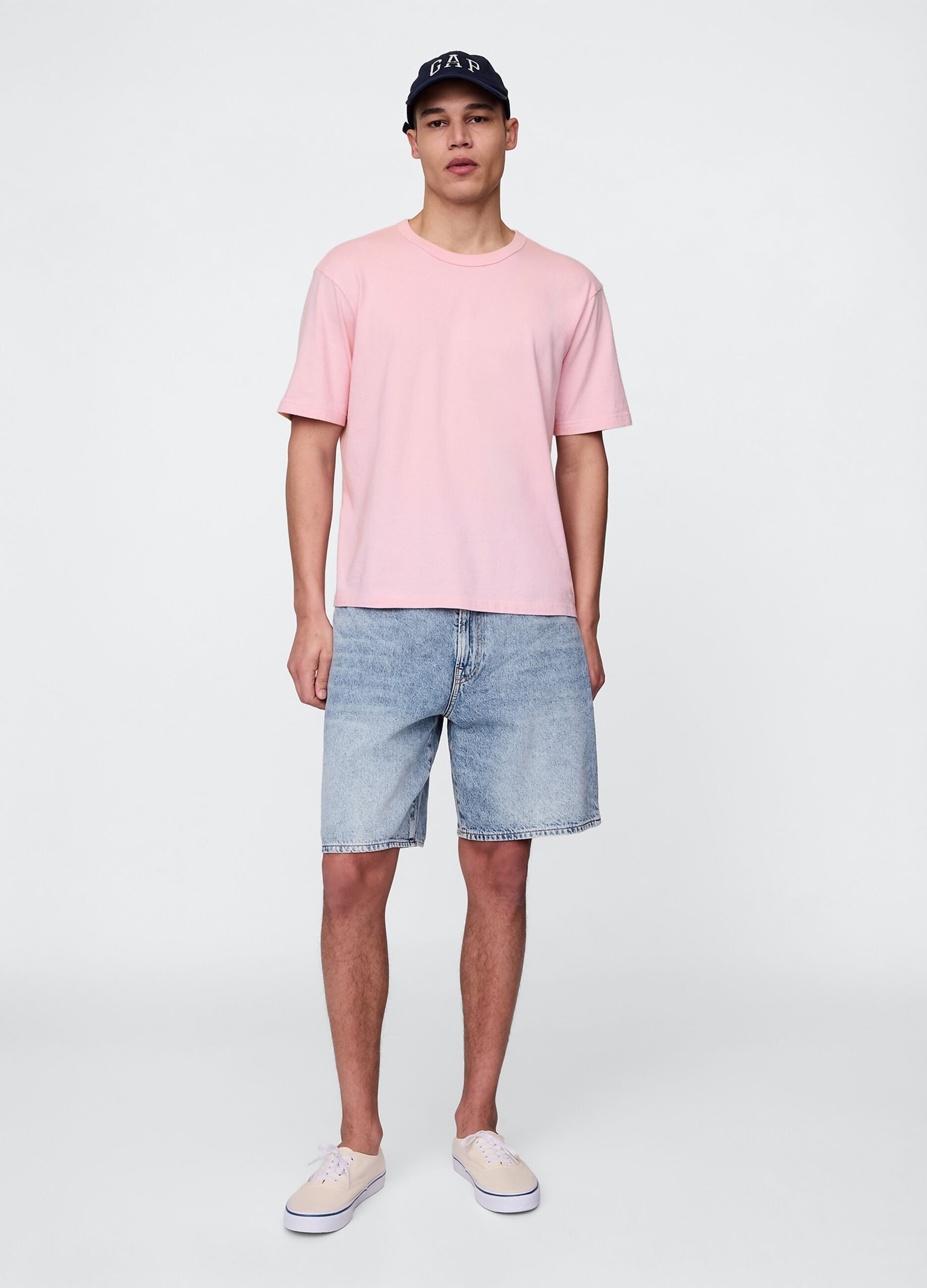 Blue Denim Bermuda Shorts
