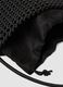 Black woven bag with adjustable shoulder strap_2