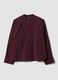 Red viscose-blend regular-fit long-sleeve shirt_0