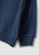 Blue oversized organic cotton crew-neck sweatshirt for baby boy_3
