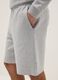 Grey Stretch Cotton Regular Fit Bermuda Shorts_3