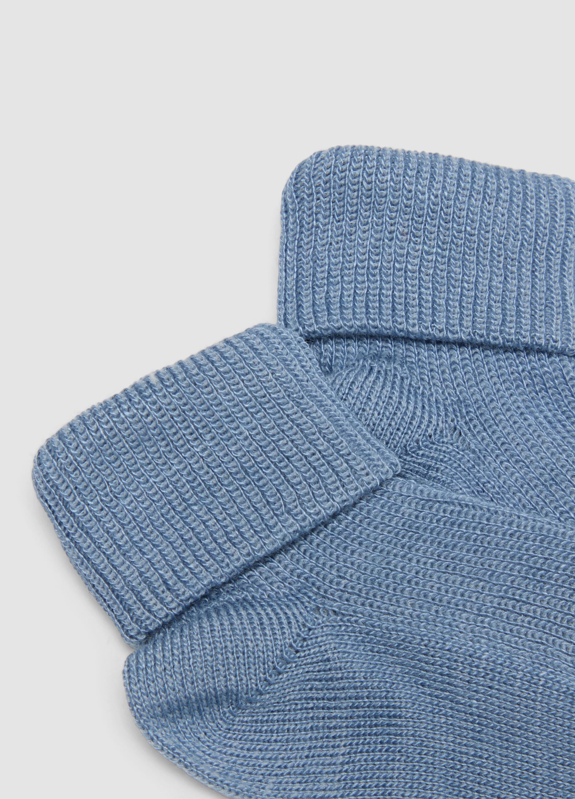 2-pack of multicolour short baby socks