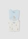 2-pack of multicolour organic cotton baby bodysuits with print_2