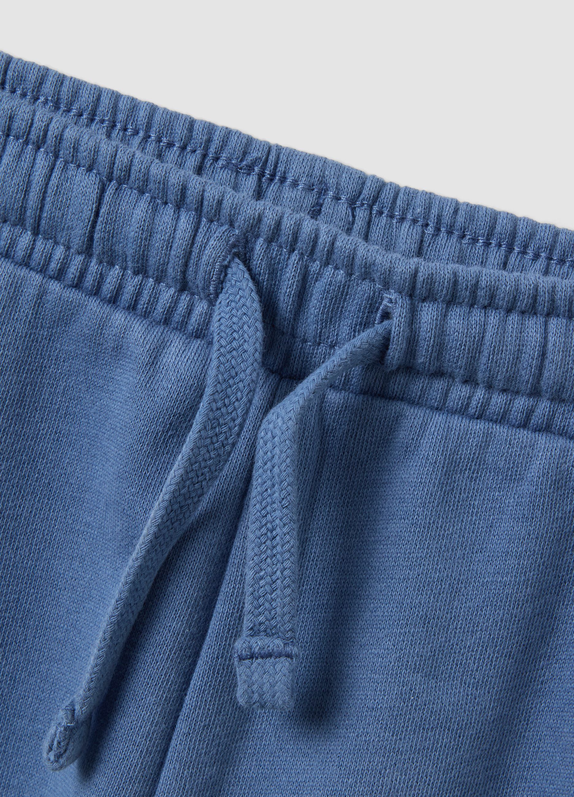 Blue pure cotton oversized jogging set for boys