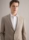 Beige slim-fit checked viscose-blend blazer with lapels_3