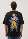 Black pure cotton T-shirt with Dragon Ball Z print_3