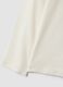 White pure organic cotton T-shirt with glitter print for girls_3