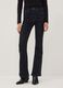 Blue flared stretch-cotton jeans_1