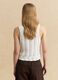 White pure cotton crochet tank top_3