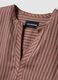 Regular fit multicolour striped linen-blend shirt with a Mandarin collar_5