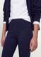 Girls&rsquo; blue slim-fit stretch organic cotton trousers_2