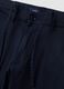 Blue slim-fit chino trousers in lyocell and stretch cotton_5