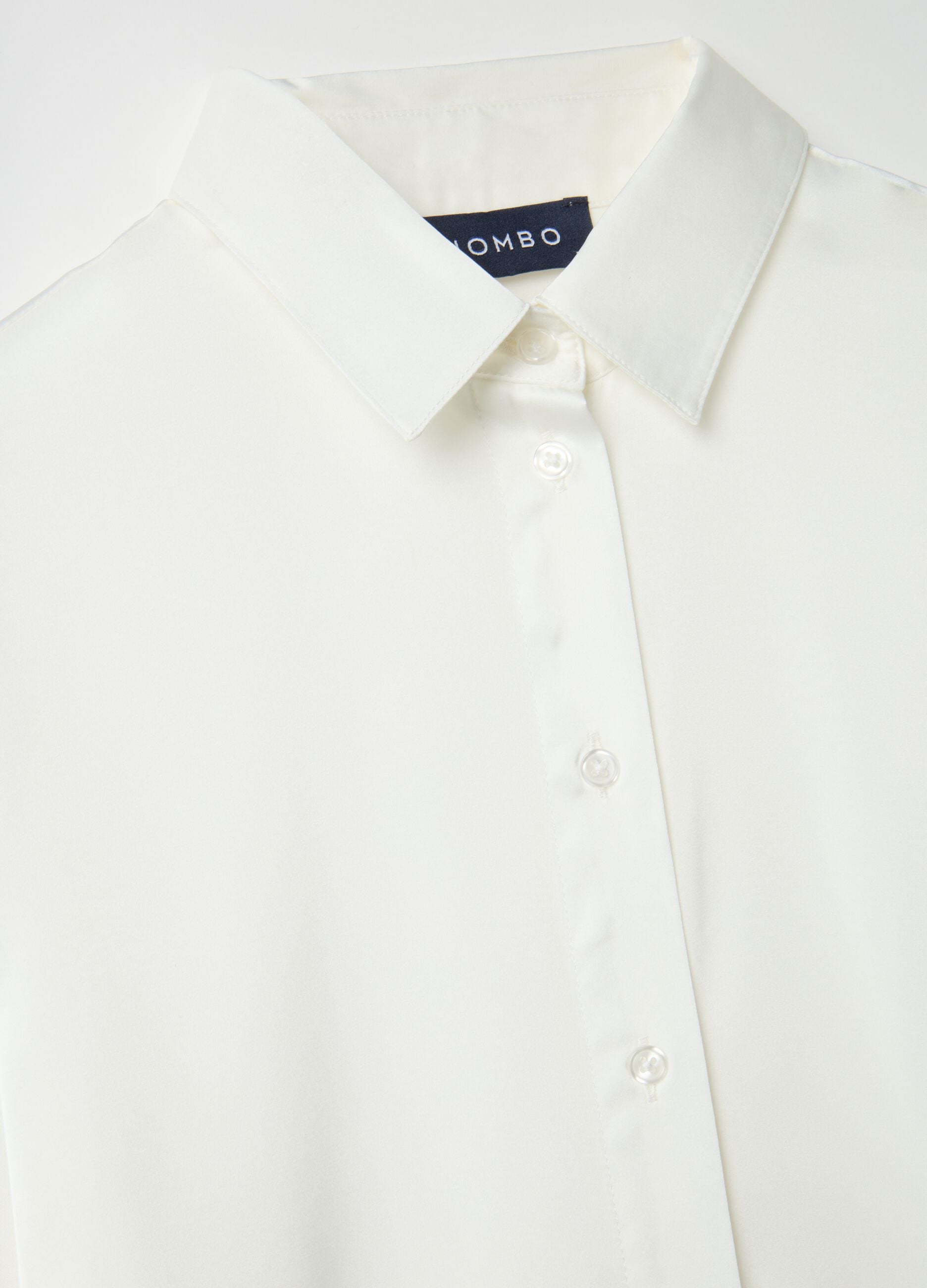 White long-sleeve regular fit shirt