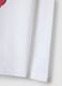 White pure cotton regular fit girl's t-shirt_3
