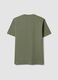Green regular-fit T-shirt in pure organic cotton jersey_1